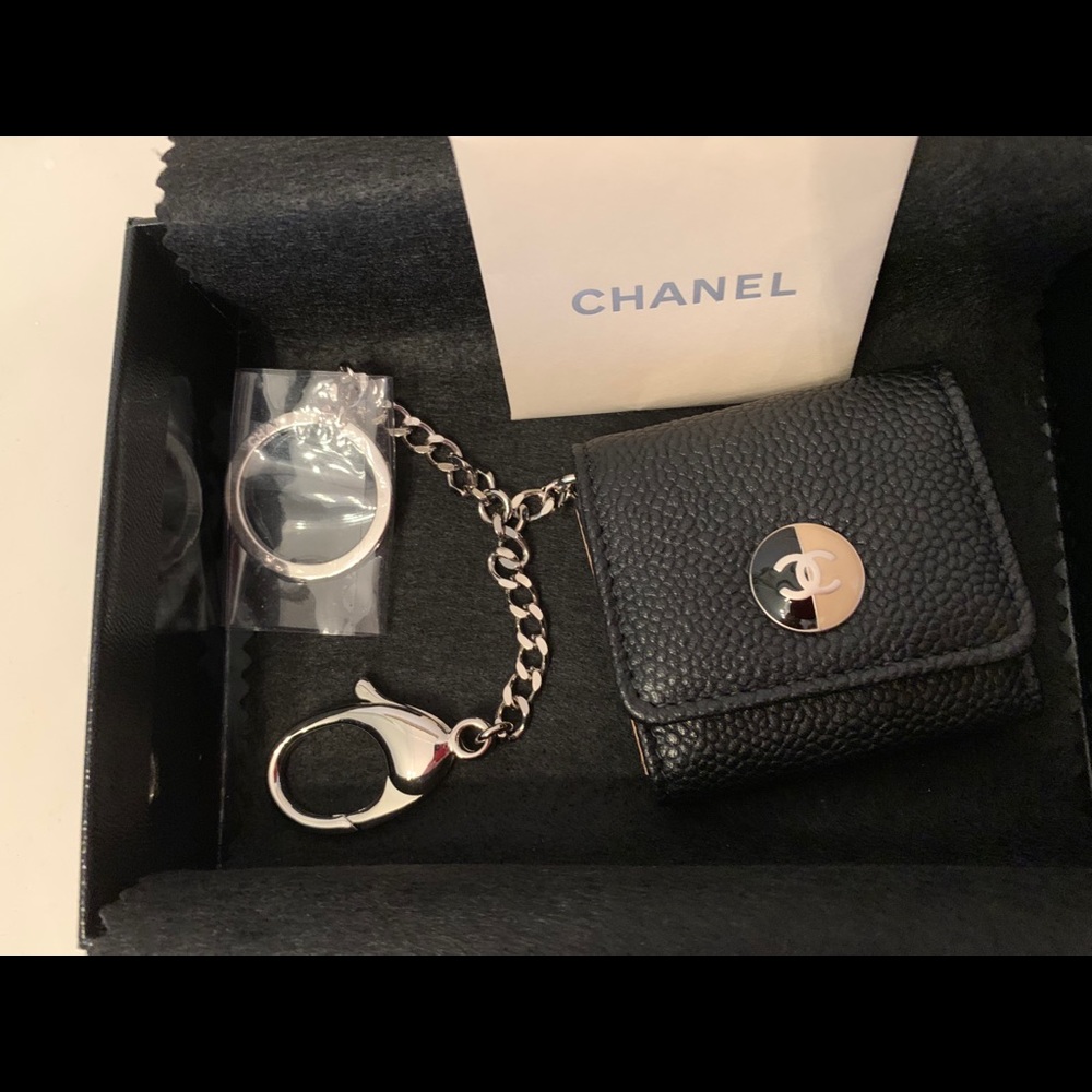 CHANEL picture key chain! Brand new!